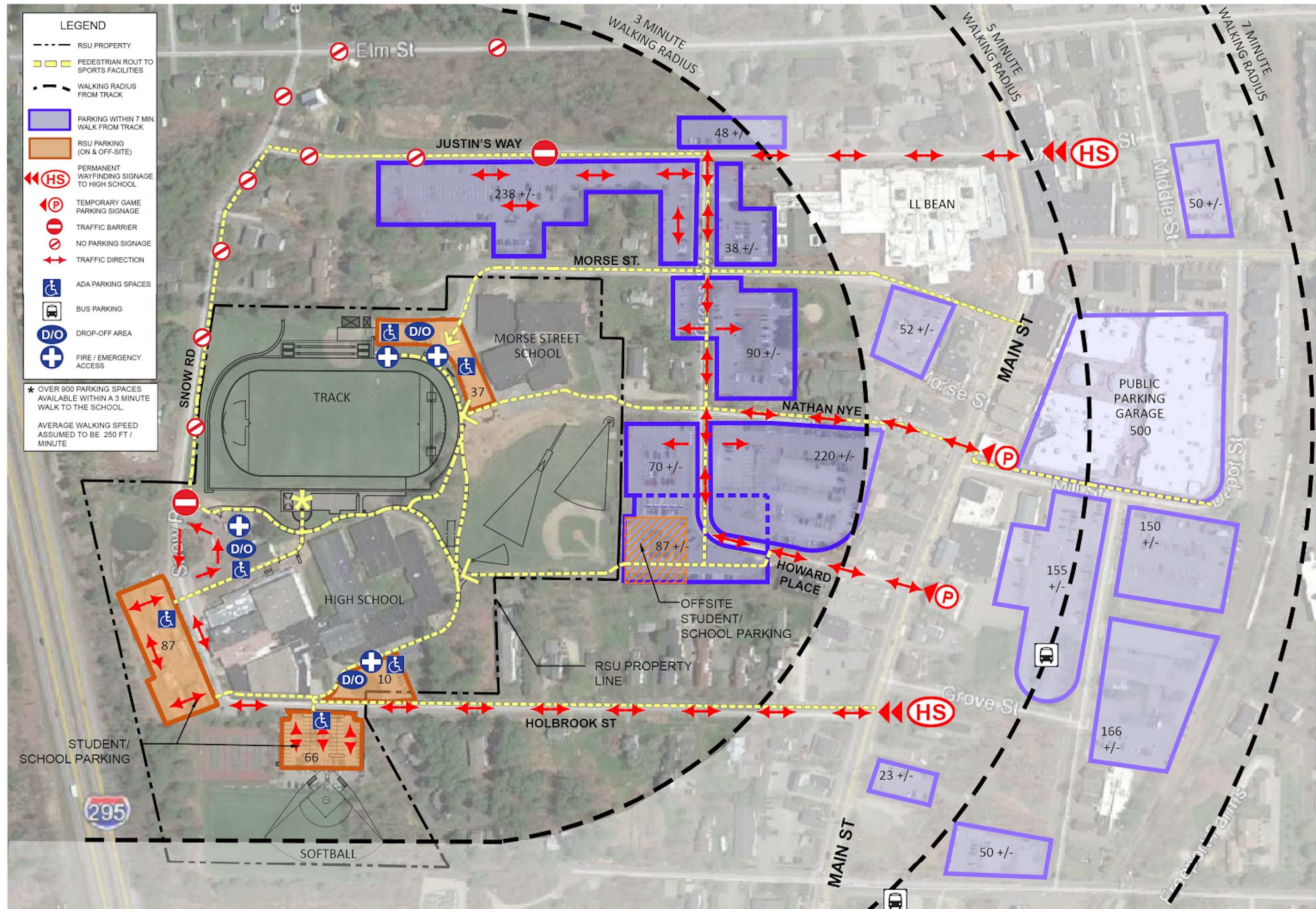 FPAC Parking Map